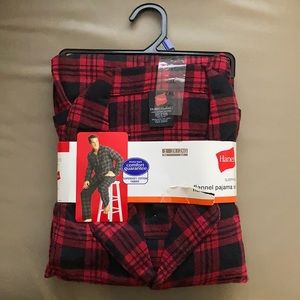 NWT Hanes men’s flannel pajamas